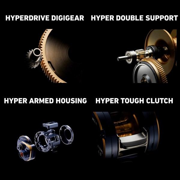 Daiwa IC 100P-DH ベイトリール ダイワ ベイトリール ソルティガIC 100H-DH(右)【即日発送