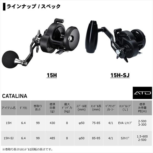 DAIWA（釣り） ダイワ ベイトリール キャタリナ 15H-SJ 2020年モデル 