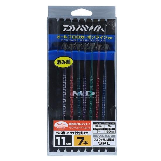 【ネコポス対象品】ダイワ 快適イカ仕掛ケSPL 11S SS 7本 スタンダード澄ミ潮 仕掛け | DAIWA（釣り）