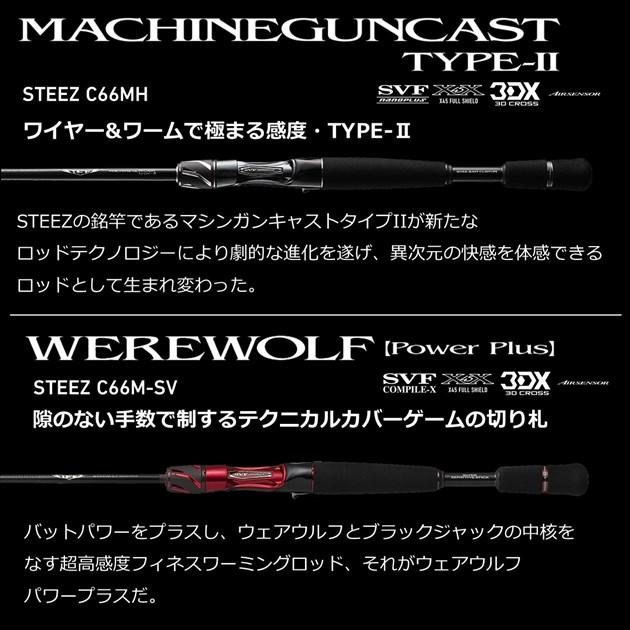 DAIWA（ダイワ） バスロッド スティーズ C66M-SV ウェアウルフパワー
