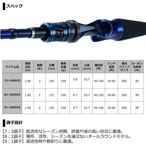 ダイワ 極鋭タチウオテンヤSP 73-190AGS 保証期間内 2回のみ使用 DAIWA（ダイワ） 極鋭タチウオテンヤSP73-190AGS(2ピース) 船竿 : 釣具