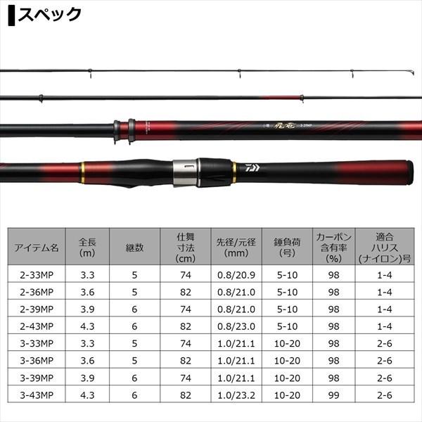 DAIWA（ダイワ） 磯竿 小継飛竜 2-39MP・N 2021モデル (6ピース) 磯竿
