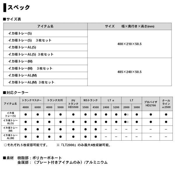 ダイワ イカ様トレー(S) 3枚セット(qh)｜casting｜07