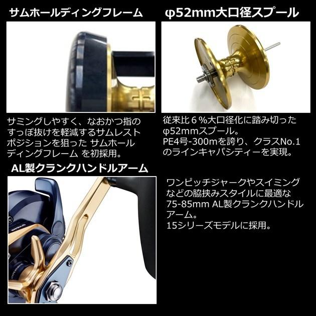 DAIWA（ダイワ） ベイトリール 22ソルティガ 15-SJ (右巻) 2022年
