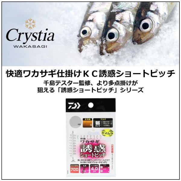 【ネコポス対象品】ダイワ クリスティア 快適ワカサギKC誘惑ショートピッチ マルチ10本-1.5号 仕掛け | DAIWA（釣り） | 01