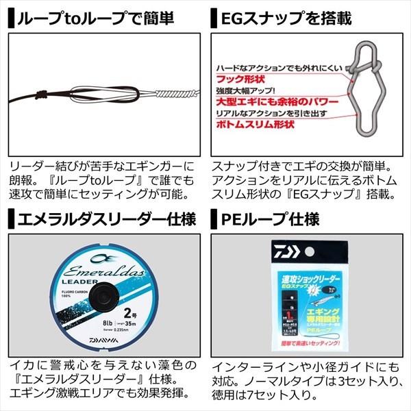 【ネコポス対象品】ダイワ 速攻ショックリーダー EGスナップ #2/8lb 徳用 リーダー | DAIWA（釣り） | 02