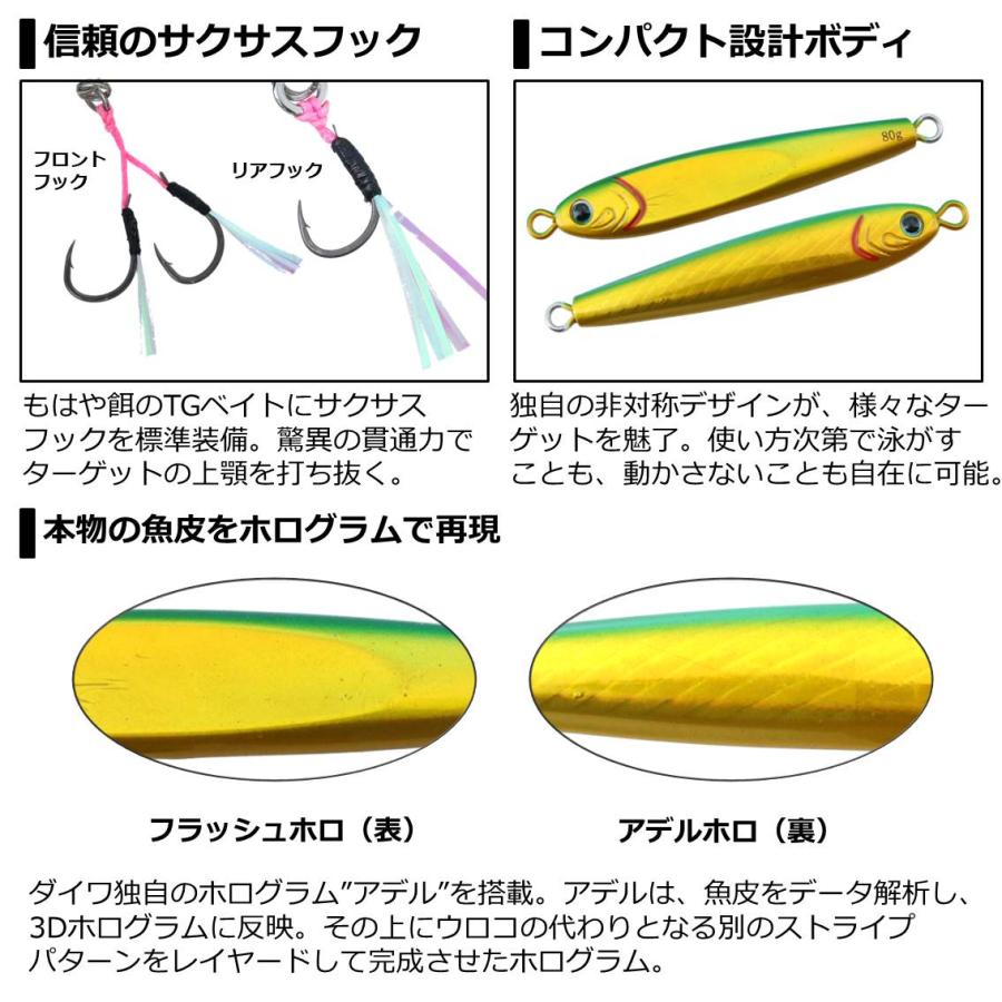 ダイワ TGベイト SLJ 60g アデルフラッシュ赤金グローヘッド (メタルジグ) 【ネコポス対象品】 | DAIWA（釣り） | 02