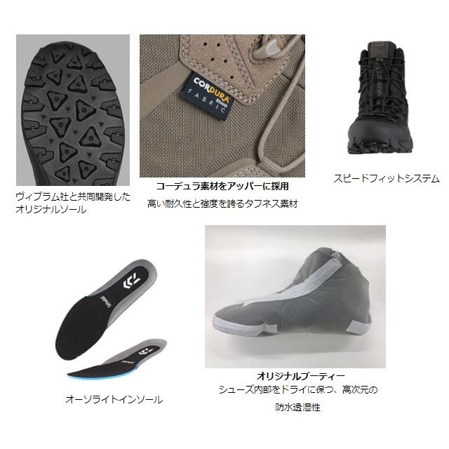 ダイワ  DS-2300M-H フィッシングシューズ(ハイカット) モカ 24.0 | DAIWA（釣り） | 01