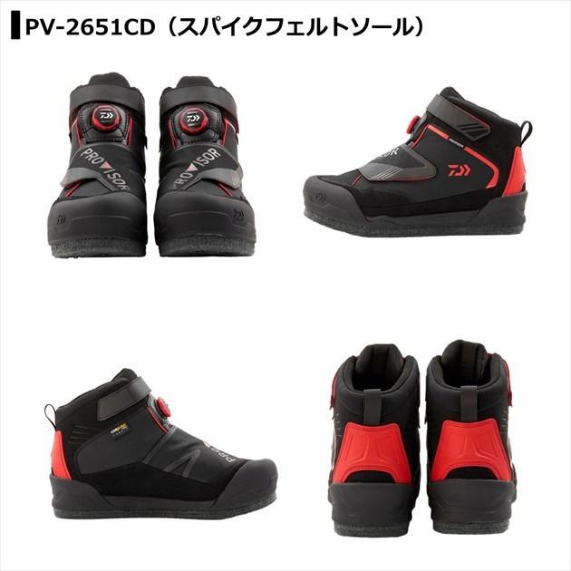 DAIWA（ダイワ） PV-2151CD プロバイザーシューズ スパイク ブラック