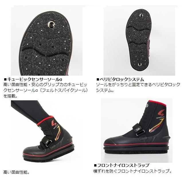 ダイワ 鮎タビ SP-2503VR-BL スペシャル タビ(先丸中割) ブラック M | DAIWA（釣り） | 01