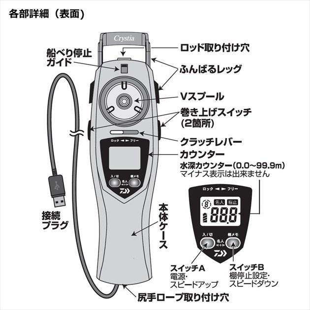 ダイワ クリスティアワカサギCRT Rα ソリッドブラック/メタルブルー グラデーション | DAIWA（釣り） | 04