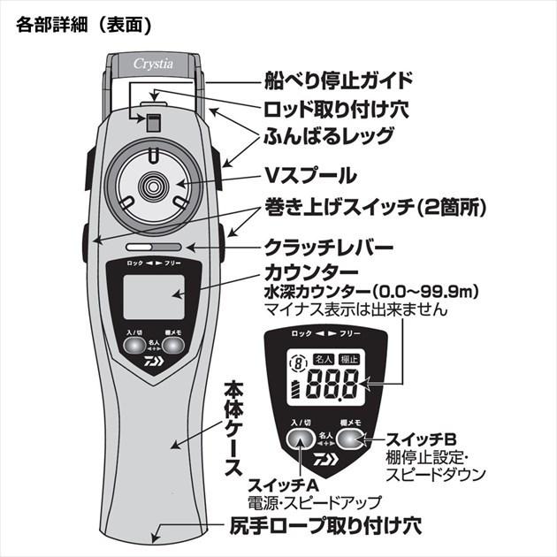 ダイワ クリスティアワカサギ CRT R+ メタルガンメタ | DAIWA（釣り） | 04