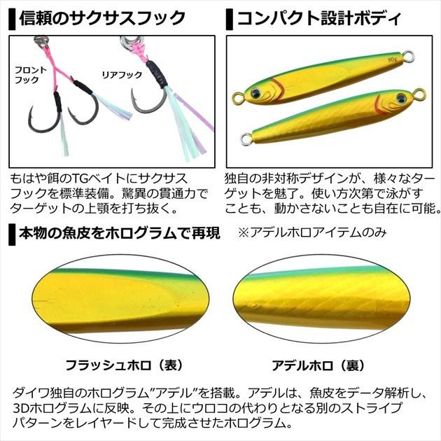 最大61 オフ ネコポス対象品 ダイワ ソルティガ Tgベイト Slj 45g アデルフラッシュケイムラフルグリーン1 1円 Aynaelda Com