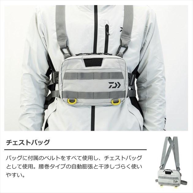 最新アイテム ダイワ タックルバッグ チェストバッグ A アイスグレー Cisama Sc Gov Br