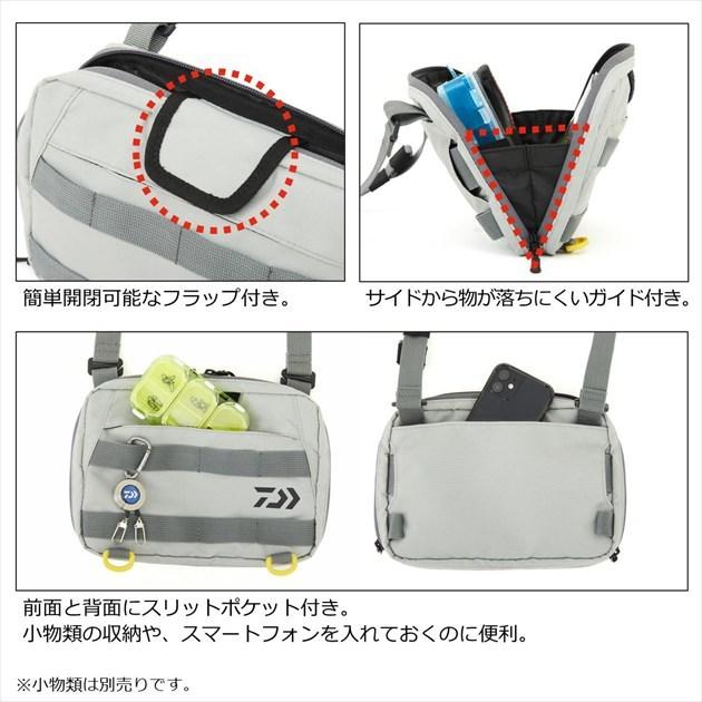 今だけスーパーセール限定 ダイワ タックルバッグ チェストバッグ A アイスグレー Cisama Sc Gov Br