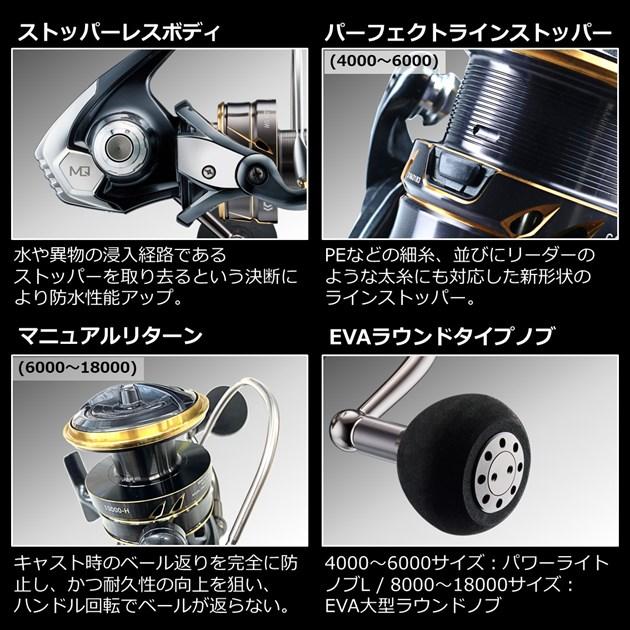 DAIWA（ダイワ） スピニングリール 22カルディア SW 4000D-CXH 2022年