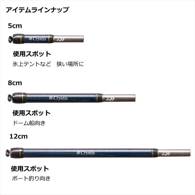【ネコポス対象品】ダイワ クリスティア ワカサギ 穂先延長キット 8cm ブルー | DAIWA（釣り） | 04