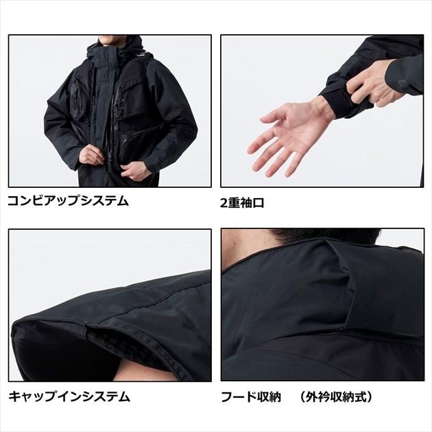 ダイワ レインウェア DR-3122 レインマックス ハイパー コンビアップ レインスーツ レッド M | DAIWA（釣り） | 05