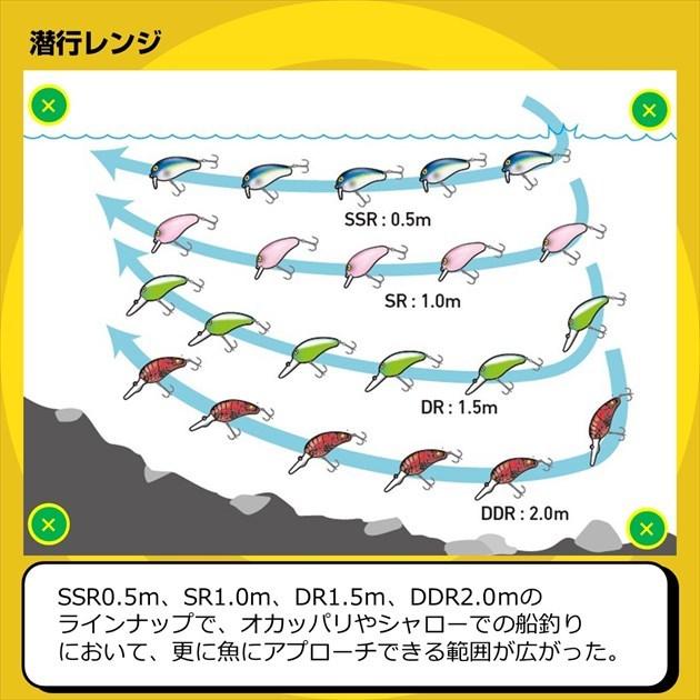 【ネコポス対象品】ダイワ バスルアー ピーナッツ SR ゴージャスギル | DAIWA（釣り） | 05