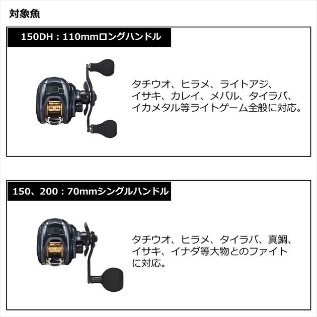 DAIWA（ダイワ） ベイトリール ライトゲーム IC 150L-DH(左巻) : 釣具
