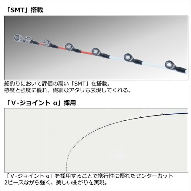 DAIWA（ダイワ） 船竿 極鋭ライトヒラメ MH-235・Q(2ピース) : 釣具の