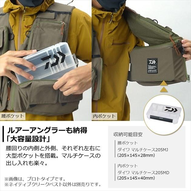 DAIWA（ダイワ） フィッシングベスト DV-3222 ネイティブクリーク