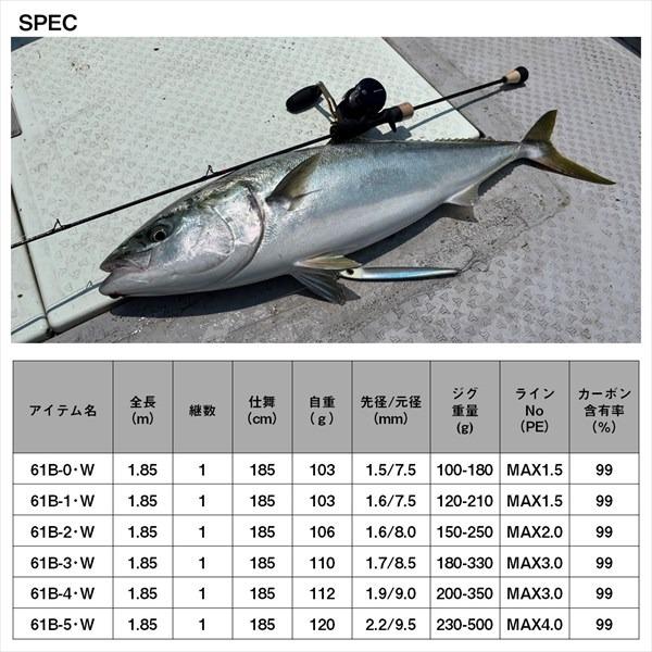 DAIWA（ダイワ） オフショアロッド ソルティガ SJ 61B-3・W(ベイト 1