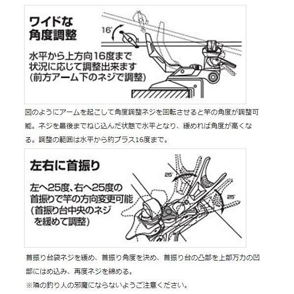 DAIWA（釣り） ダイワ ライトホルダーメタルα 90CH ガンメタ
