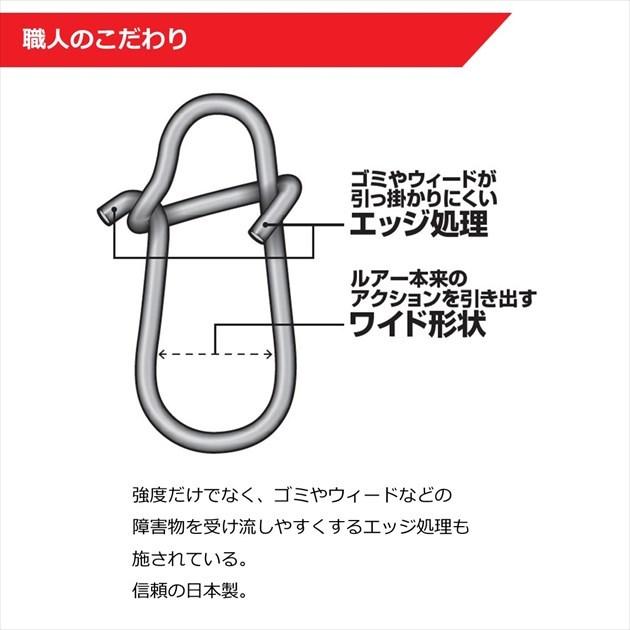 【ネコポス対象品】ダイワ スナップ・リング 強軸スナップ ワイド SS | DAIWA（釣り） | 03