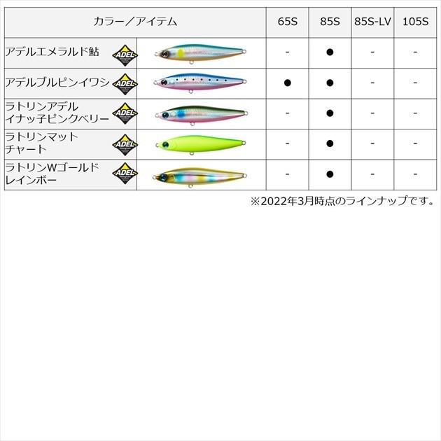 【ネコポス対象品】 ダイワ シーバスルアー モアザン スイッチヒッター85S ラトリンアデルイナッ子ピンクベリー | DAIWA（釣り） | 07
