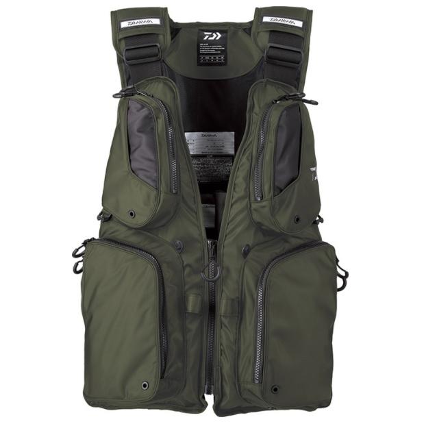 Daiwa ライフジャケット カーキ DAIWA（ダイワ） 【訳あり】ダイワ ライフジャケット DF-6322 ライト