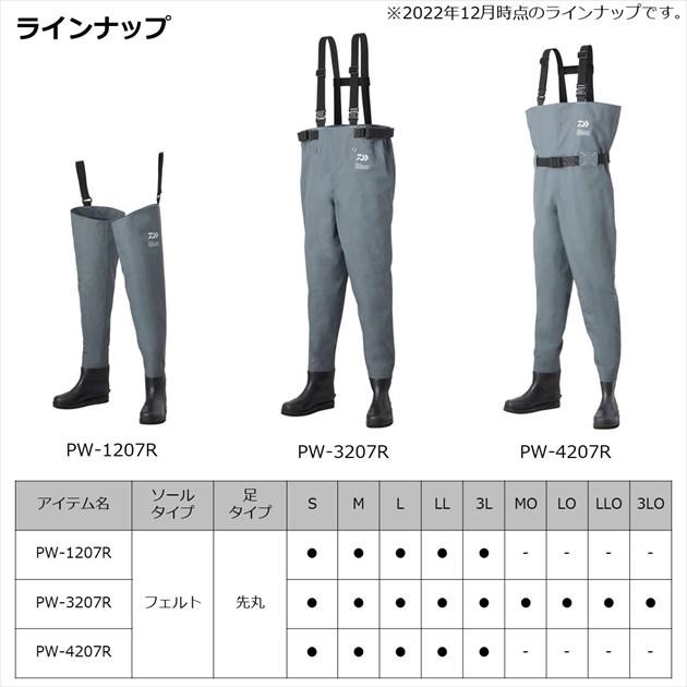 ダイワ ウェーダー PW-4207R パワーウェーダー (チェストハイ型) グレー M(qh)｜casting｜07