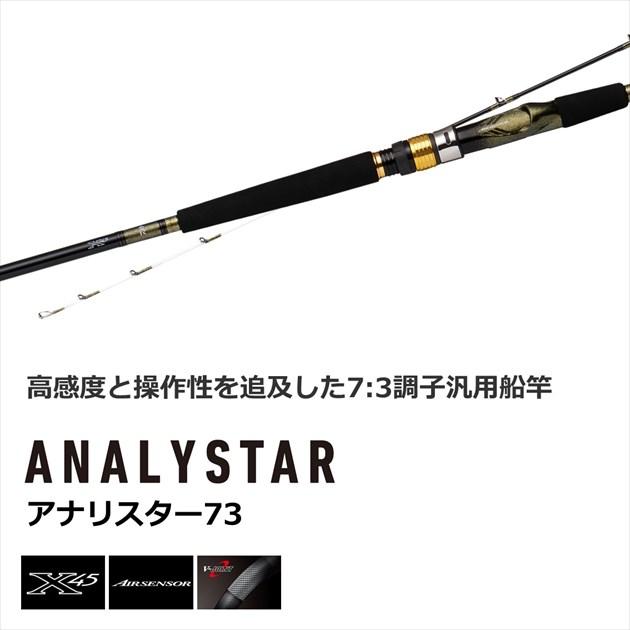 Daiwaアナリスター 73-2 船竿 DAIWA（ダイワ） 船竿 アナリスター73 50-180・Q(2ピース) : 釣具の