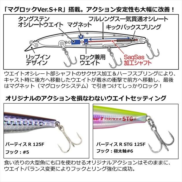 【ネコポス対象品】ダイワ シーバスルアー ショアラインシャイナーZ バーティスR STG 125F アデル不夜城(qh)｜casting｜03