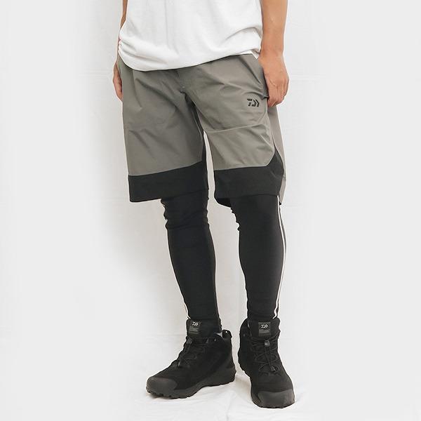 ダイワ DR-1723P ゴアテックス ショートレインパンツ ライトグレー XL ダイワ DR-1723P ゴアテックス ショートレインパンツ ライト