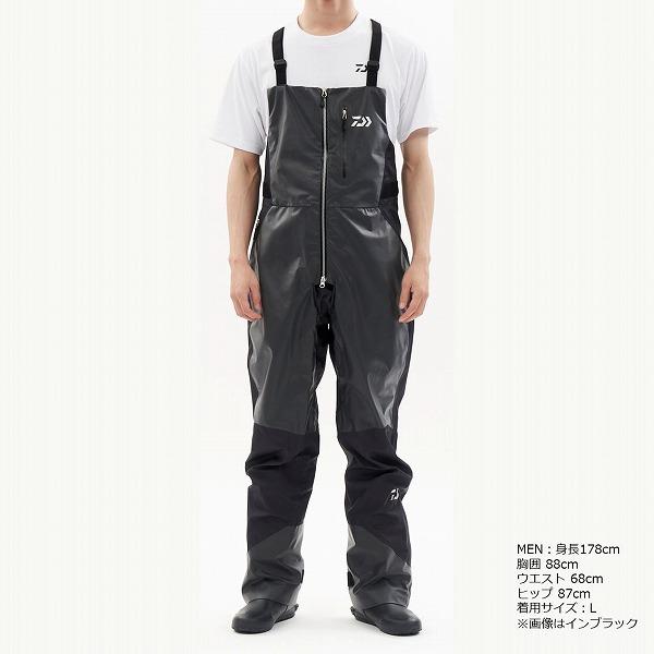 ダイワ DR-2623P ストラムビブパンツ ダイワ レインウェア DR-2623P ストラムビブパンツ インブラック