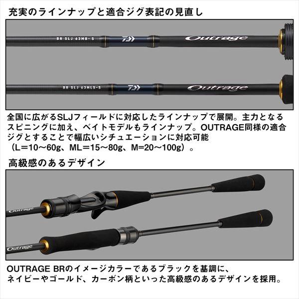DAIWA（ダイワ） ショアジグロッド アウトレイジ BR SLJ 610MS