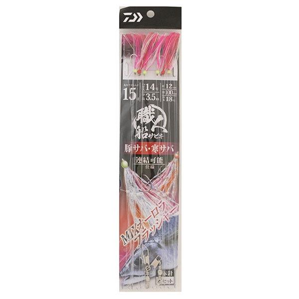 ダイワ 仕掛け 快適職人船サビキ 豚サバフラッシャー 3本針×2セット 針15号-ハリス14号-幹糸18号【キャスティングオリジナル】 | DAIWA（釣り）