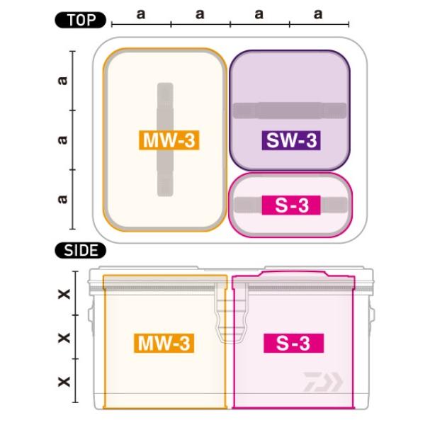 ダイワ タックルバッグ システムツールバッグSW-2(A) ホワイト | DAIWA（釣り） | 04