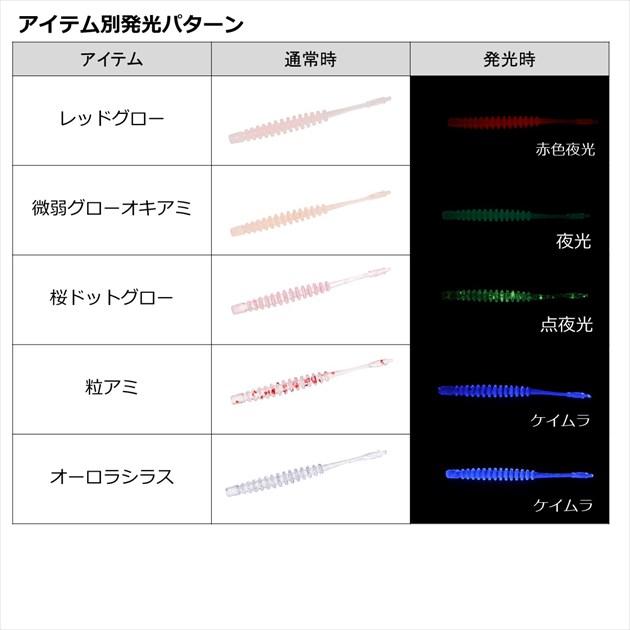 【ネコポス対象品】ダイワ ワーム 月下美人 アジングビーム2 生オキアミ | DAIWA（釣り） | 04