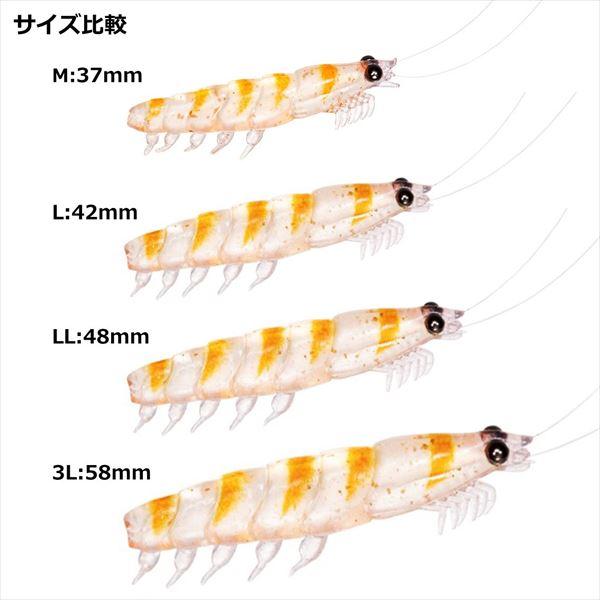 【ネコポス対象品】ダイワ ワーム リアルオキアミワーム タフ L ケイムラ生オキアミ | DAIWA（釣り） | 03