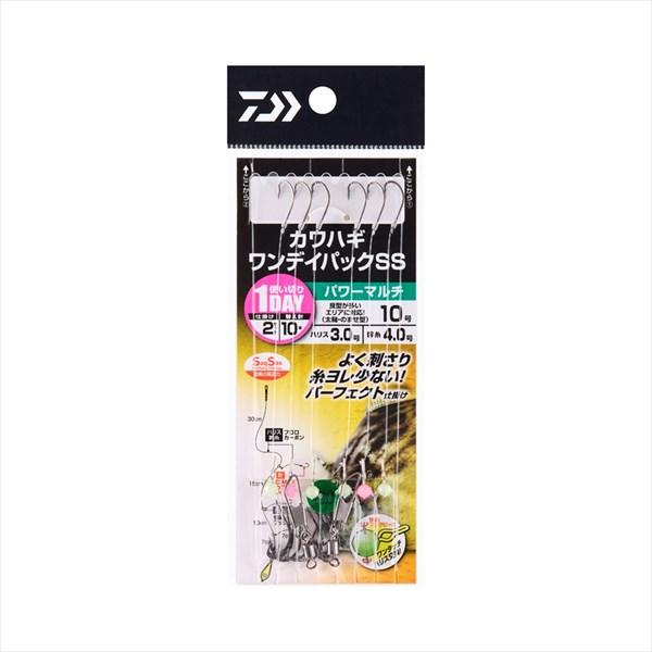 【ネコポス対象品】ダイワ 仕掛け カワハギワンデイパック SS パワーマルチ 10.0 | DAIWA（釣り）