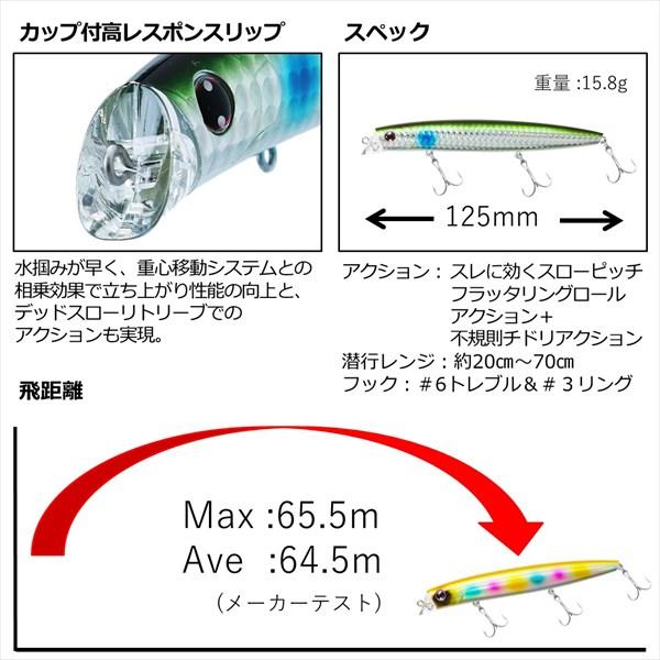ダイワ シーバスルアー モアザン クロスカウンター 125F どマットチャート | DAIWA（釣り） | 02