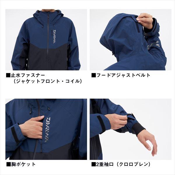 最終価格！ダイワ DR-3124 エキスパートタフレインスーツ ブラックM DAIWA（ダイワ） レインウェア DR-3124 レインマックス(RAINMAX