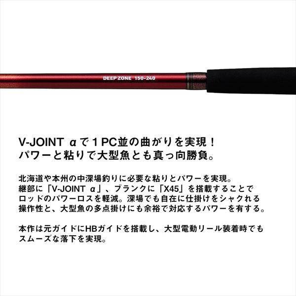 DAIWA（ダイワ） 船大物竿 ディープゾーン 150-240・K(2ピース) : 釣具