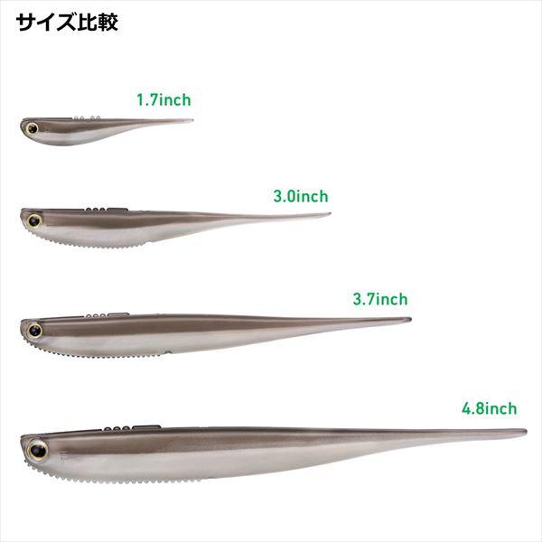 ダイワ ワーム スティーズ リアルスラッガーR 3.7インチ IZMワカサギ | DAIWA（釣り） | 04