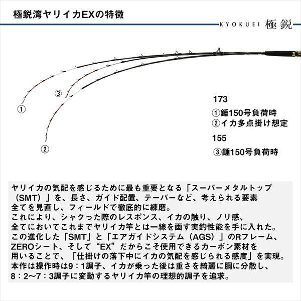 ダイワ 船イカ竿 極鋭ヤリイカ EX 155・J(1ピース) | DAIWA（釣り） | 05