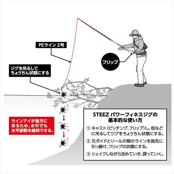 ダイワ ラバージグ スティーズ パワーフィネスジグ 4.7g チラシ | DAIWA（釣り） | 04