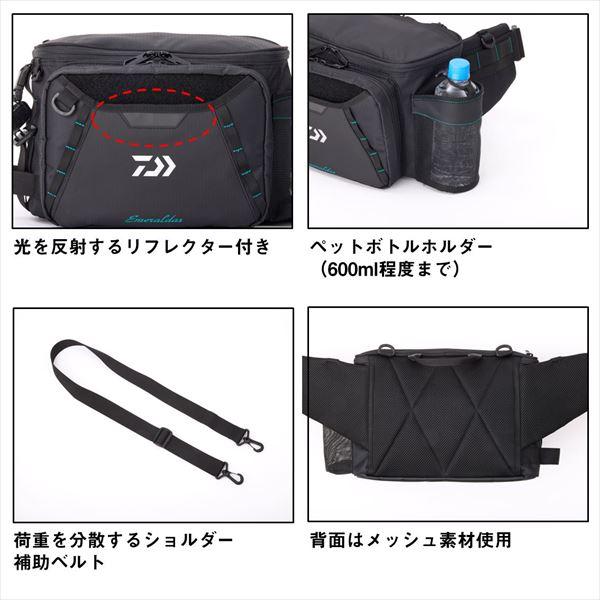 ダイワ タックルバッグ エメラルダス タクティカル ヒップバッグ(C)グレー | DAIWA（釣り） | 04