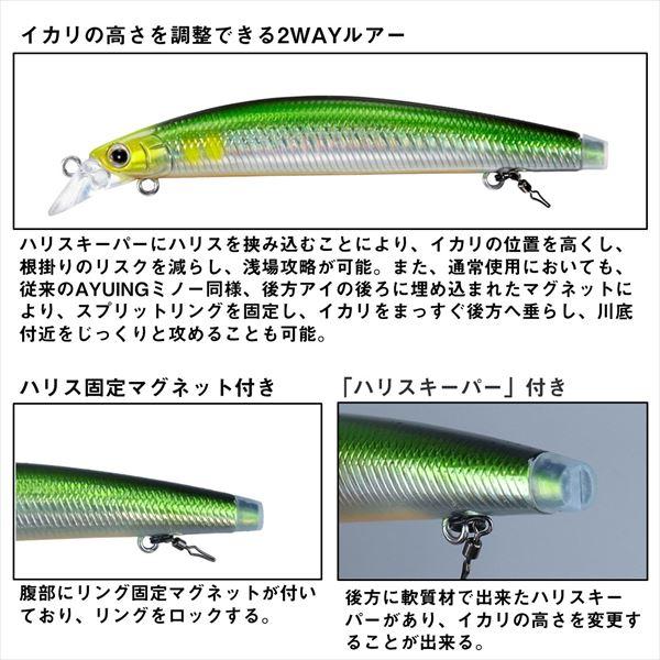【爆買】【ネコポス対象品】ダイワ トラウトプラグ AYUINGミノー 95SS クリア縄張リアユ | DAIWA（釣り） | 02